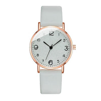 HKM-614995 Elegant Ultra-Thin Women's Watch with Multicolor Strap - Simple Korean Style Small Dial