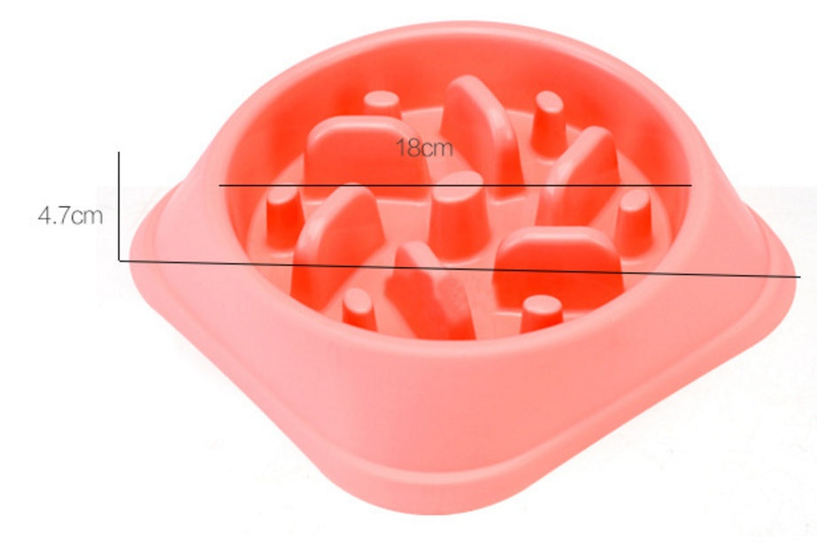 HKM-615251 Anti-choke Bowl Plastic Dog Bowl Healthy Feeder