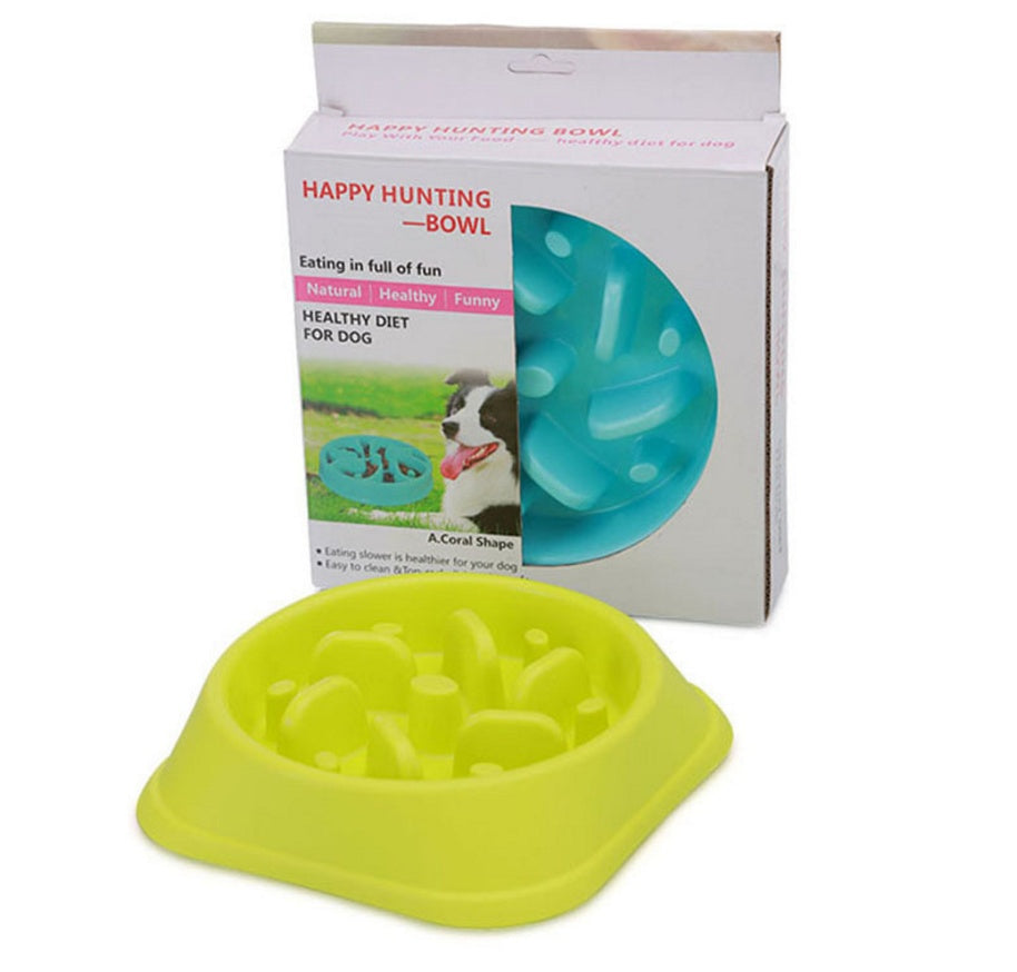 HKM-615251 Anti-choke Bowl Plastic Dog Bowl Healthy Feeder