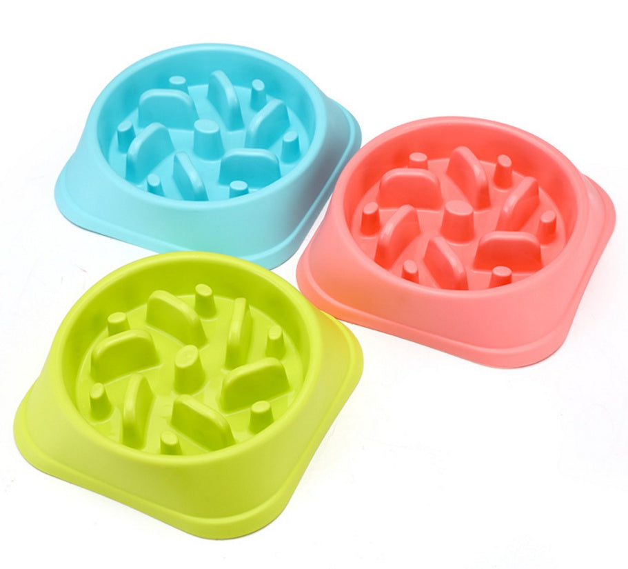 HKM-615251 Anti-choke Bowl Plastic Dog Bowl Healthy Feeder