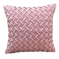 HKM-615315 Nordic Model House Villa Modern Plush Cushion Cover - Lake Blue, Beige, Brown, and More, 45x45CM