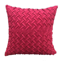 HKM-615315 Nordic Model House Villa Modern Plush Cushion Cover - Lake Blue, Beige, Brown, and More, 45x45CM