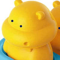 HKM-615443 Floating Hippo Baby Bath Toy - Soft Vinyl Bath Toy for Infants 0-24 Months
