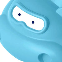 HKM-615443 Floating Hippo Baby Bath Toy - Soft Vinyl Bath Toy for Infants 0-24 Months