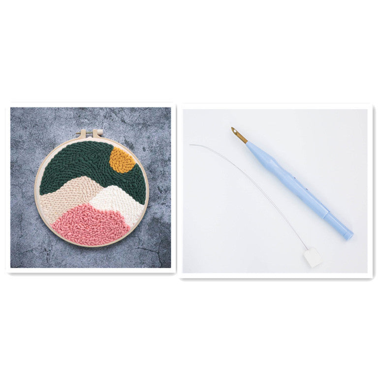 HKM-615635 DIY Hand-Embroidered Poke Poke Set | Modern Cartoon/Anime Design | Complete Material Package