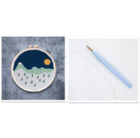 HKM-615635 DIY Hand-Embroidered Poke Poke Set | Modern Cartoon/Anime Design | Complete Material Package