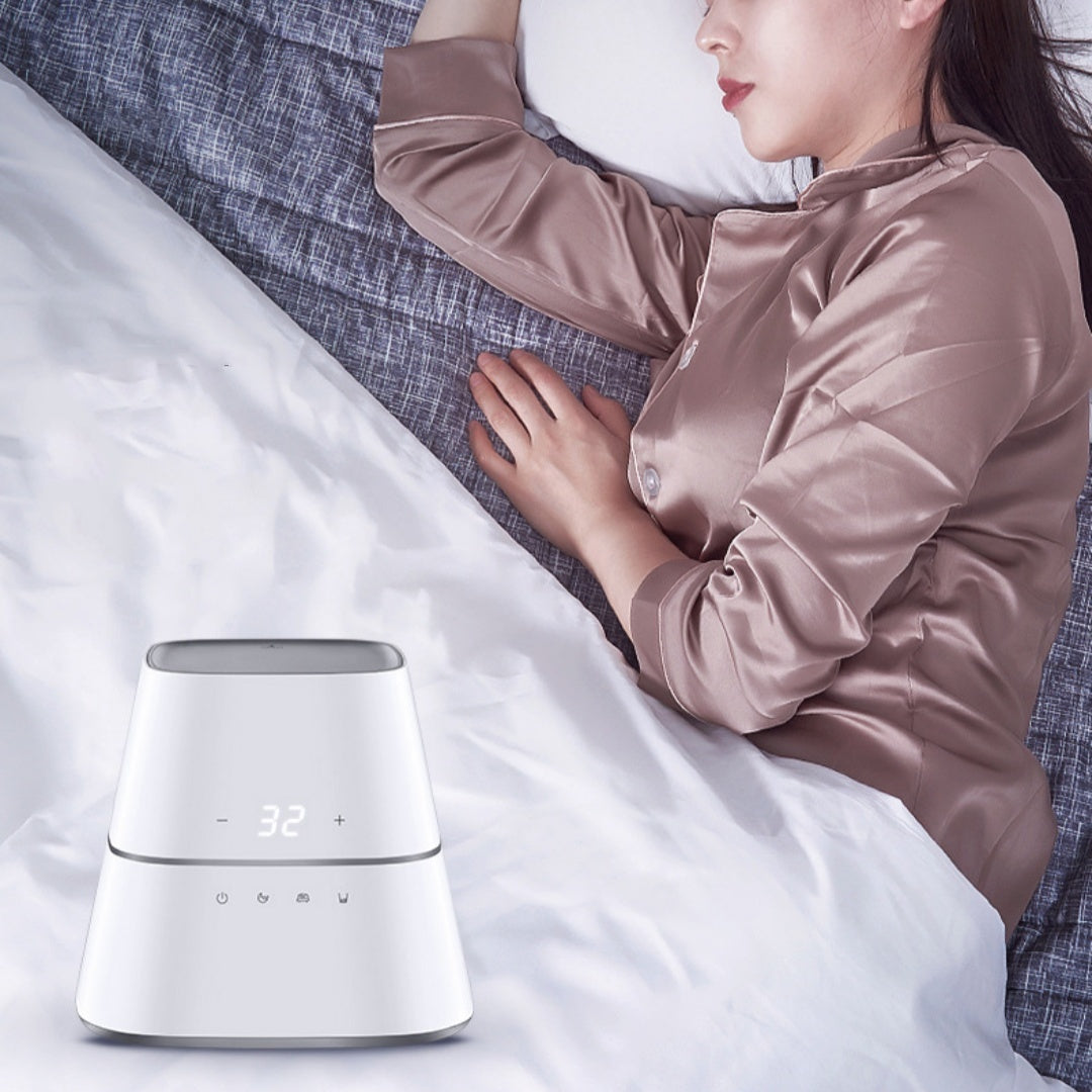HKM-615635 Queen Size Electric Blanket with Temperature Control - Starry Sky Gray, 280W, 2.0x1.5m
