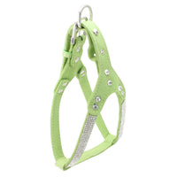 HKM-615827 Sparkling Rhinestone Suede Chest Strap for Small to Medium Dogs