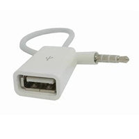 HKM-615827 USB 2.0 to 3.5mm Male AUX Audio Cable for Car Navigation and Music Playback