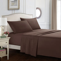 HKM-615955 Four-Piece Embroidered Solid Color Bedding Set in Various Sizes and Shades