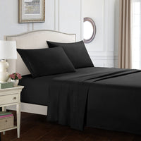 HKM-615955 Four-Piece Embroidered Solid Color Bedding Set in Various Sizes and Shades