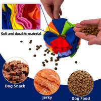 HKM-616083 Colorful Pet Sniffing Toy Ball - Puzzle Training Ball in Various Sizes