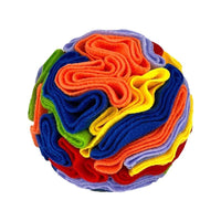 HKM-616083 Colorful Pet Sniffing Toy Ball - Puzzle Training Ball in Various Sizes