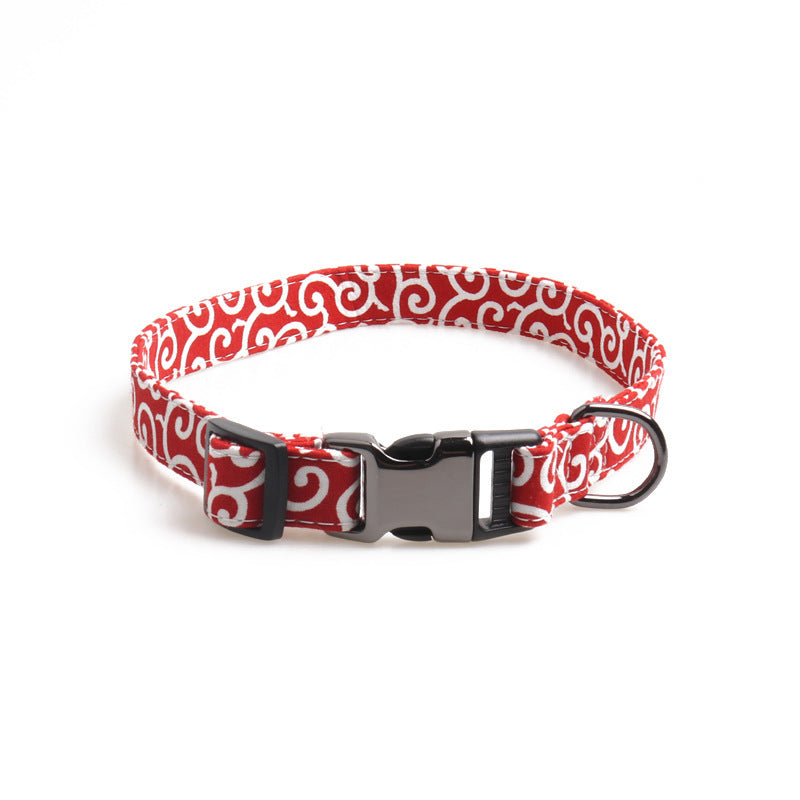 HKM-616339 Half Metal Buckle Tang Grass Pet Collar