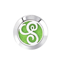 HKM-616467 Hollow Design Stainless Steel Cufflinks for Aromatherapy with Essential Oil Chamber