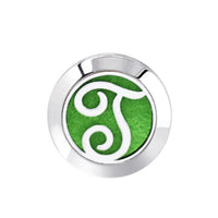 HKM-616467 Hollow Design Stainless Steel Cufflinks for Aromatherapy with Essential Oil Chamber
