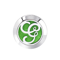 HKM-616467 Hollow Design Stainless Steel Cufflinks for Aromatherapy with Essential Oil Chamber