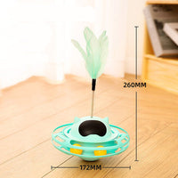 HKM-616467 Interactive Cat Tumbler Toy for Playful Kittens - 17x10cm, 0.3kg