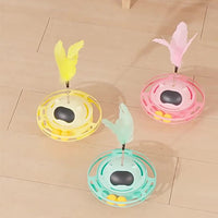 HKM-616467 Interactive Cat Tumbler Toy for Playful Kittens - 17x10cm, 0.3kg