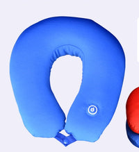 HKM-616467 U-Shaped Neck Massage Pillow with 6 Massage Patterns and Music Function - Available in Red, Blue, and Black