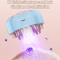 HKM-616723 Electric Grooming Brush for Cats and Dogs with Deep Cleaning and USB Charging