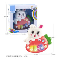 HKM-616787 Musical Cow Keyboard Toy for Kids - Educational Learning Instrument for Early Childhood Development