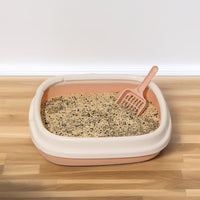 HKM-616787 Pet Toilet Training Litter Box with Anti-Splash Design and Scoop for Cats and Dogs