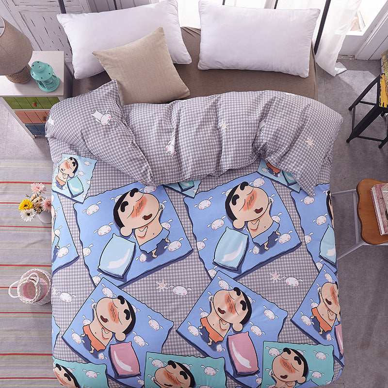 HKM-616787 Skin-Friendly Acetate Fiber Quilt Cover for Comfortable Sleep