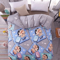 HKM-616787 Skin-Friendly Acetate Fiber Quilt Cover for Comfortable Sleep