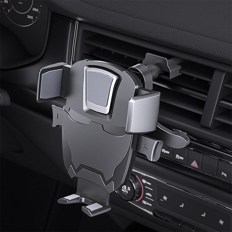 HKM-616851 3-in-1 Suction Cup Air Outlet Phone Holder for Car and Home Use - Fits 60MM-90MM Screens