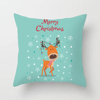 HKM-616915 Christmas Cartoon Pillowcase Cover in Polyester for Home and Outdoor Decor