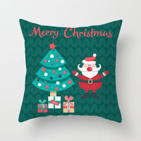 HKM-616915 Christmas Cartoon Pillowcase Cover in Polyester for Home and Outdoor Decor