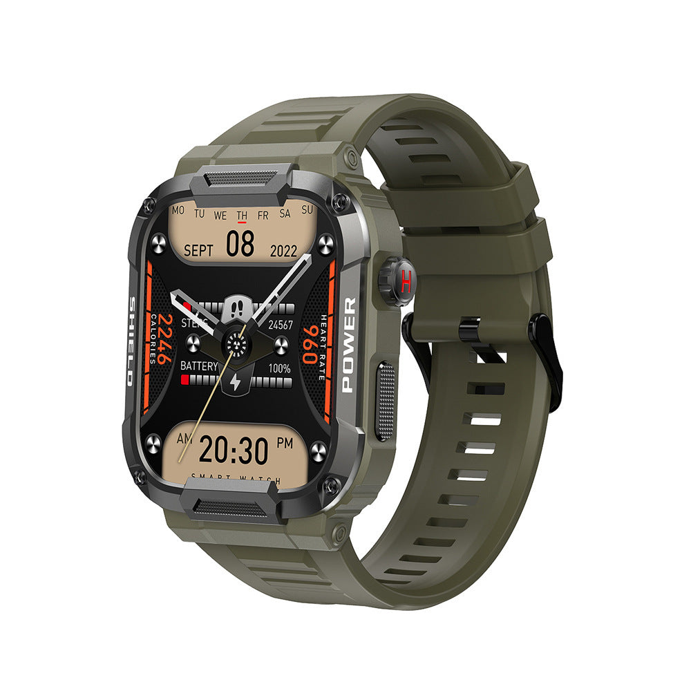 HKM-617299 Multi-Functional Outdoor Waterproof Watch with Dual-Mode Call and Bluetooth Connectivity