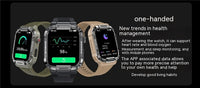 HKM-617299 Multi-Functional Outdoor Waterproof Watch with Dual-Mode Call and Bluetooth Connectivity