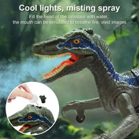 HKM-617363 2.4G Remote Control Climbing Velociraptor with Spray Function and Sound Effects for Kids
