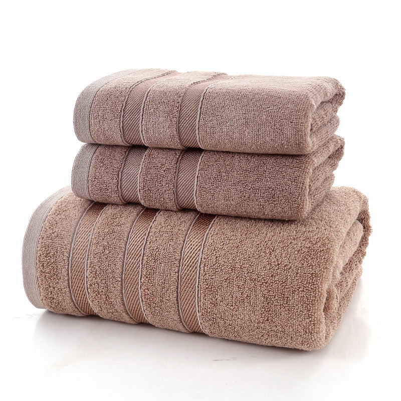 HKM-617363 Bamboo Fiber Bath Towel – Super Absorbent, Soft, Available in Blue, Purple, Gray, and Brown (70x140 cm)