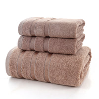 HKM-617363 Bamboo Fiber Bath Towel – Super Absorbent, Soft, Available in Blue, Purple, Gray, and Brown (70x140 cm)