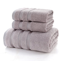 HKM-617363 Bamboo Fiber Bath Towel – Super Absorbent, Soft, Available in Blue, Purple, Gray, and Brown (70x140 cm)