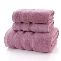 HKM-617363 Bamboo Fiber Bath Towel – Super Absorbent, Soft, Available in Blue, Purple, Gray, and Brown (70x140 cm)