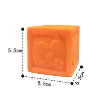 HKM-617427 Colorful 12pcs Educational Soft Touch Cube Block Toys for Kids Ages 2-7
