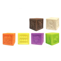 HKM-617427 Colorful 12pcs Educational Soft Touch Cube Block Toys for Kids Ages 2-7