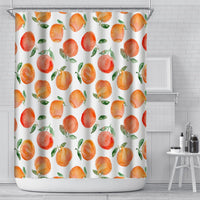 HKM-617491 Customizable Plant Waterproof Mildew-Proof Bathroom Shower Curtain with Hooks, 180cm x 180cm
