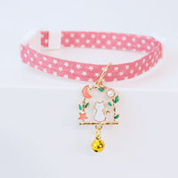 HKM-617491 Dog Collar Cute Adjustable Silent Moon Accessory