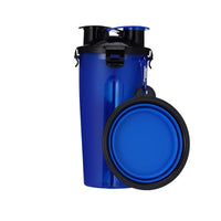 HKM-617811 Portable Pet Water Cup with Folding Bowl - Durable PP & TPE Materials
