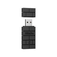 HKM-618131 Universal Gamepad Adapter – USB Interface for Handles, TYPE-C OTG Options in Wine Red, Gray, Gold, and Silver