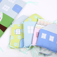 HKM-618259 Cartoon Pattern Cotton Baby Bed Linen - 30x30 Bed Circumference, All-season Use