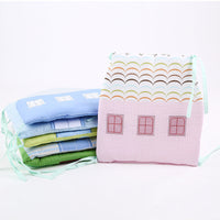 HKM-618259 Cartoon Pattern Cotton Baby Bed Linen - 30x30 Bed Circumference, All-season Use
