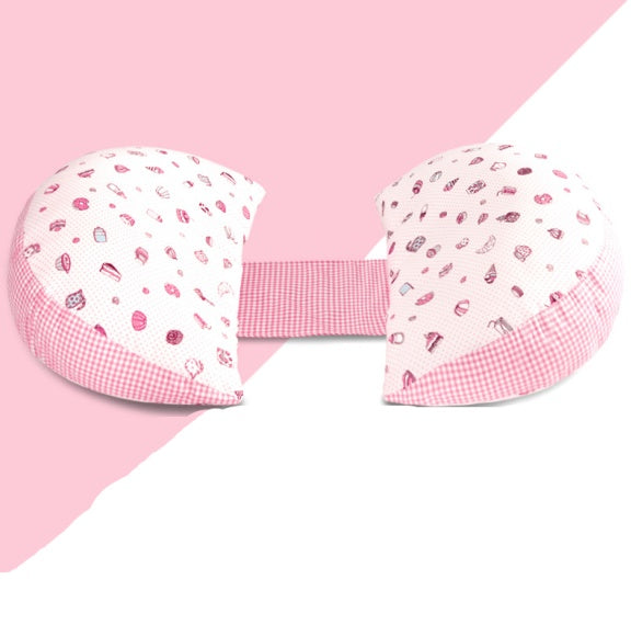 HKM-618771 Adjustable Multifunctional Pregnancy Pillow - 100% Cotton Cover, High Elastic Cotton Filling, Antibacterial Liner