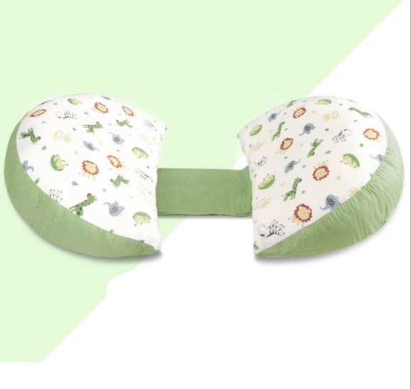 HKM-618771 Adjustable Multifunctional Pregnancy Pillow - 100% Cotton Cover, High Elastic Cotton Filling, Antibacterial Liner