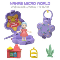 HKM-618771 Mini Scene Play House Doll Toy Set for Kids with Music and Jewelry Accessories